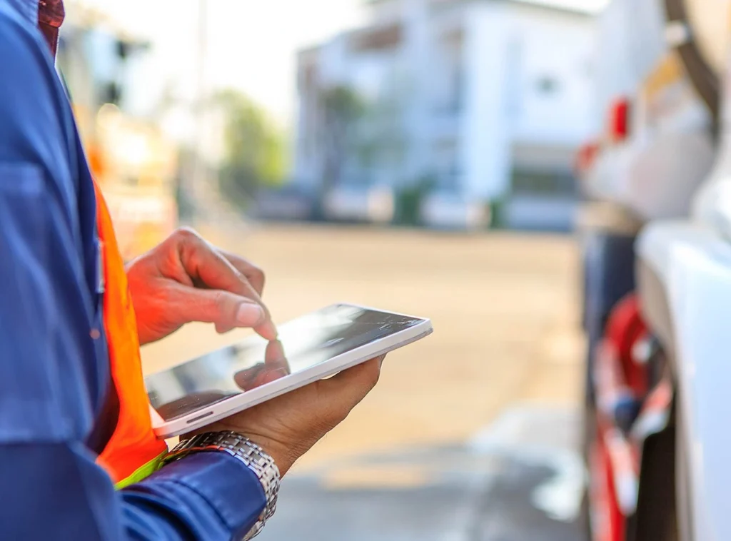 Tablet for driver