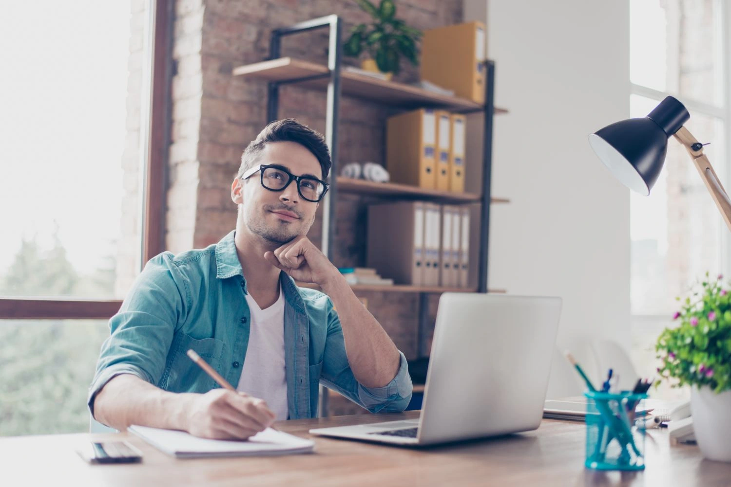 Pondering In Front Of eLearning