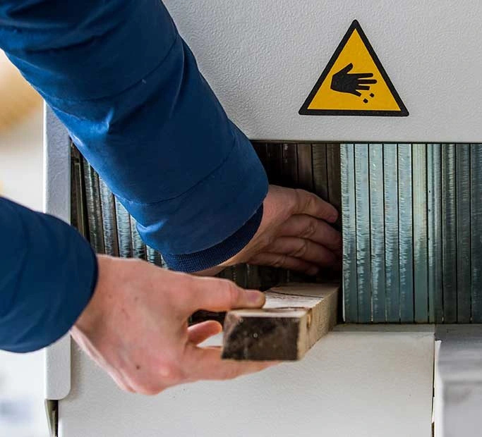 complacent person not following safety signage