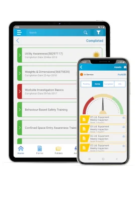 training records and digital forms