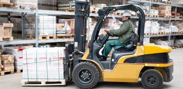 Forklift driver