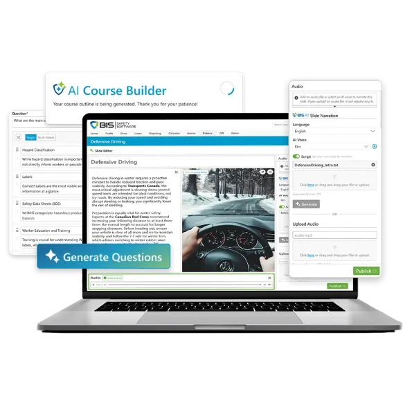 Learning Management System (LMS) AI Course builder