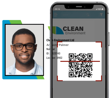 SafeTapp Badge Scan
