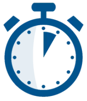 Clock icon curve