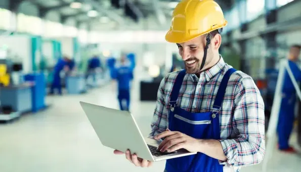 Worker usnig BIS LMS
