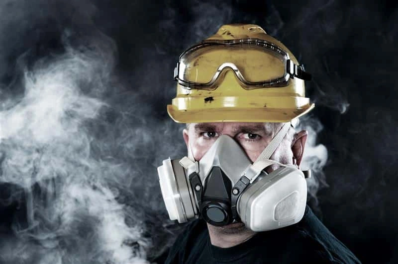 Invisible gas cloud illustrating the unseen dangers of workplace gas leaks.