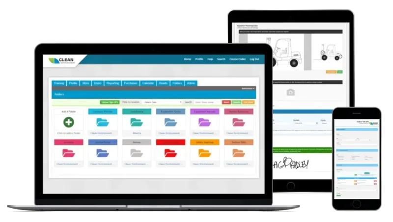Safety Management System on multiple devices