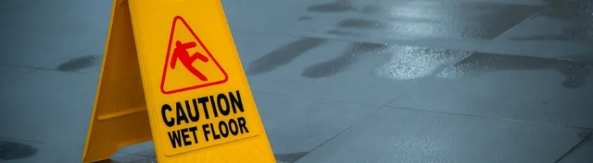 - BIS Safety Software A caution wet floor sign to warn people about slipping hazards.