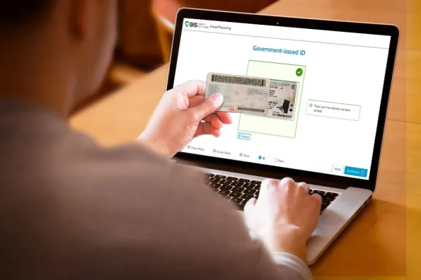 Virtual Proctoring Showing Drivers Licence