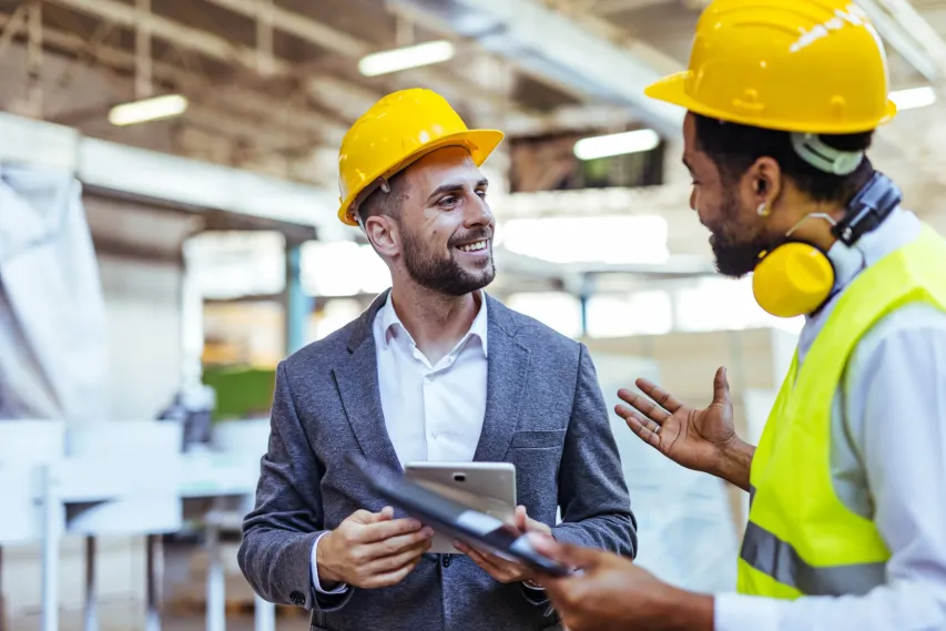 Digital safety training LMS connected to EHS software for compliance and training records.